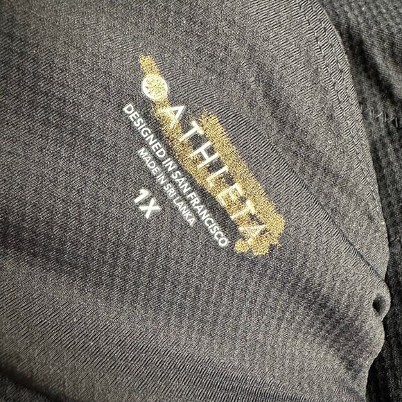 Athleta Exhale Sports Bra D-DD Black 1X 531139 - Picture 5 of 8